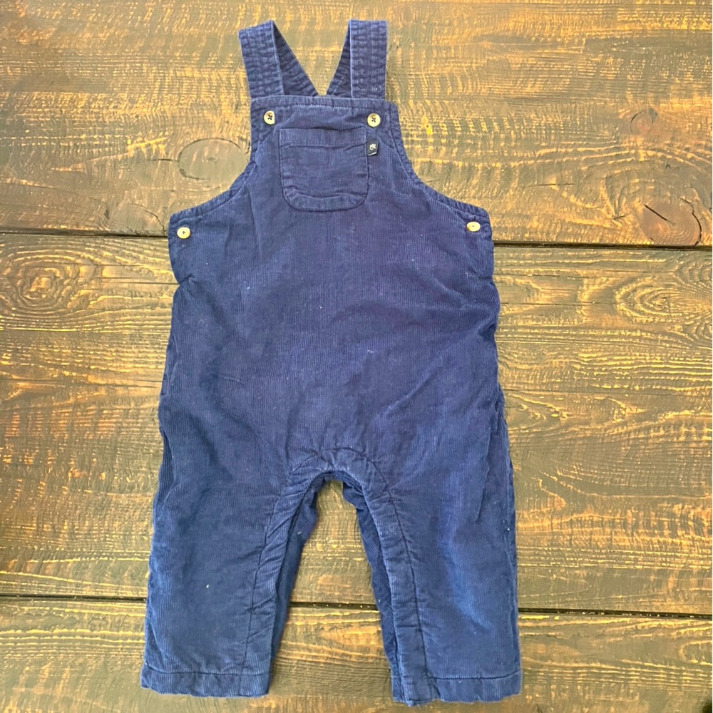 EUC Navy Corduroy Overalls - Size 12m